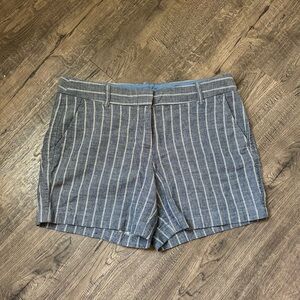 J Crew Striped Shorts Size 8